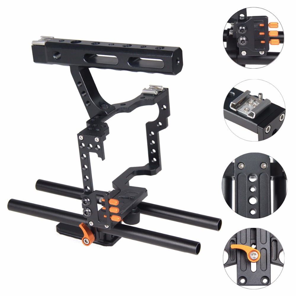 2020 Wholesale C5 Small Rig Camera Cage With Top Handle Grip
