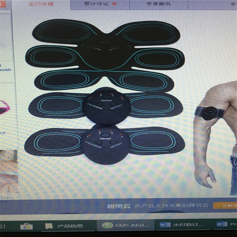 

New Smart Abdominal Muscles Device EMS Muscle Stimulation Intensive ABS Fitness Muscle Trainer Slimming Body Massager