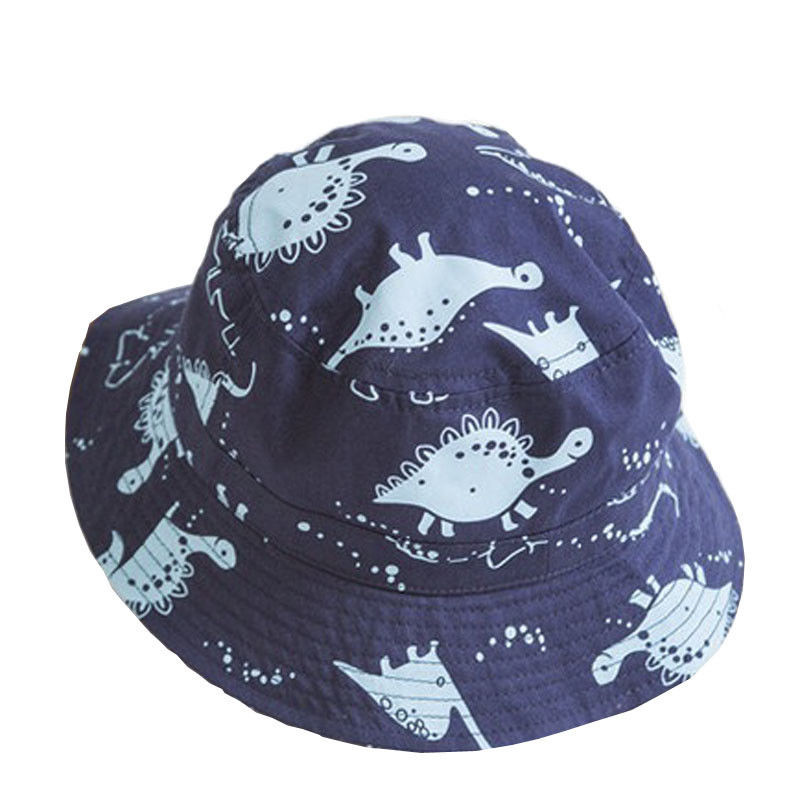 Fischerhut Sonne Kinder Jungen Mädchen Baby Dinosaurier Dino Kinder Kappe Sommer
