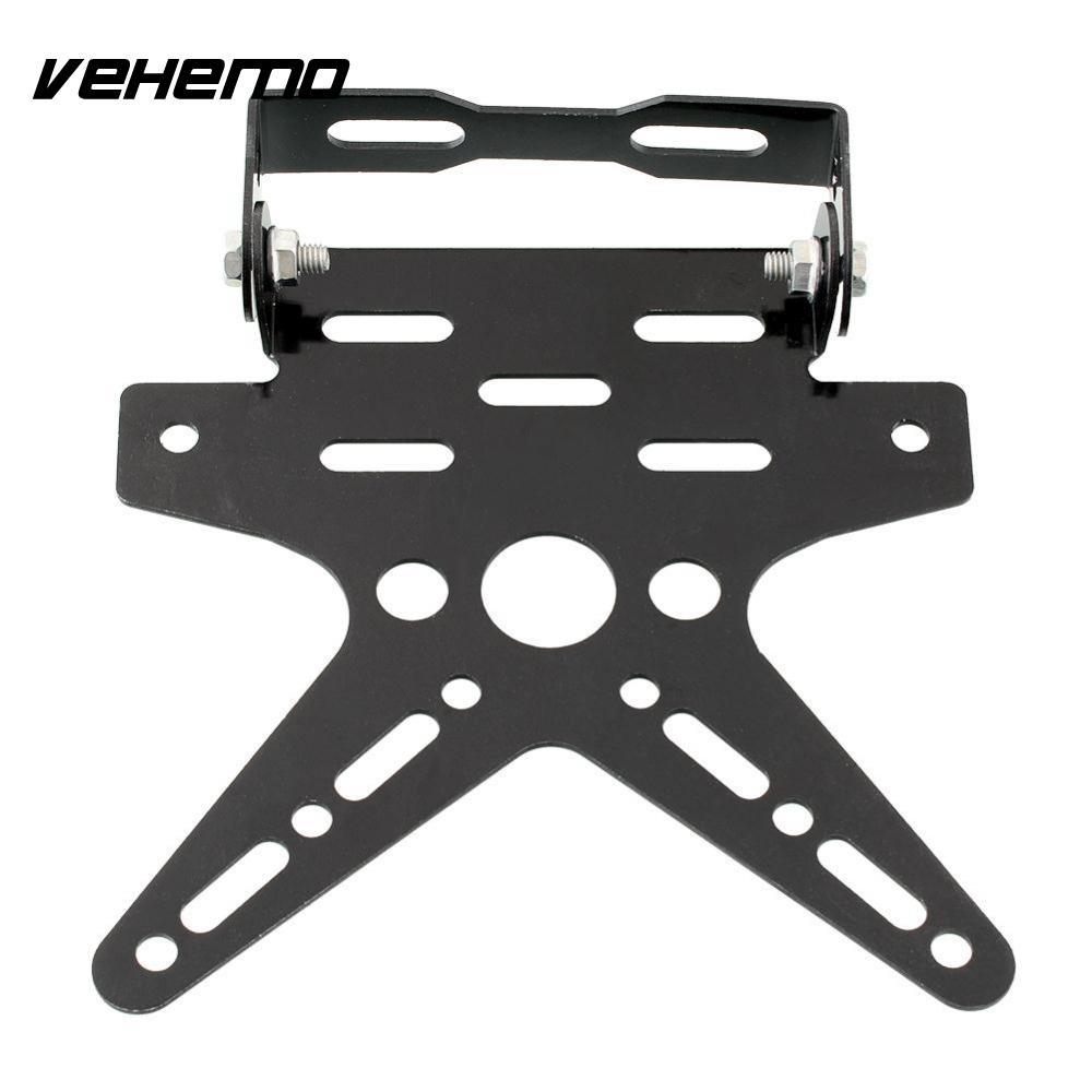 

Vehemo 2018 New Durable Adjustable Motorcycle Motorbike License Plate Bracke