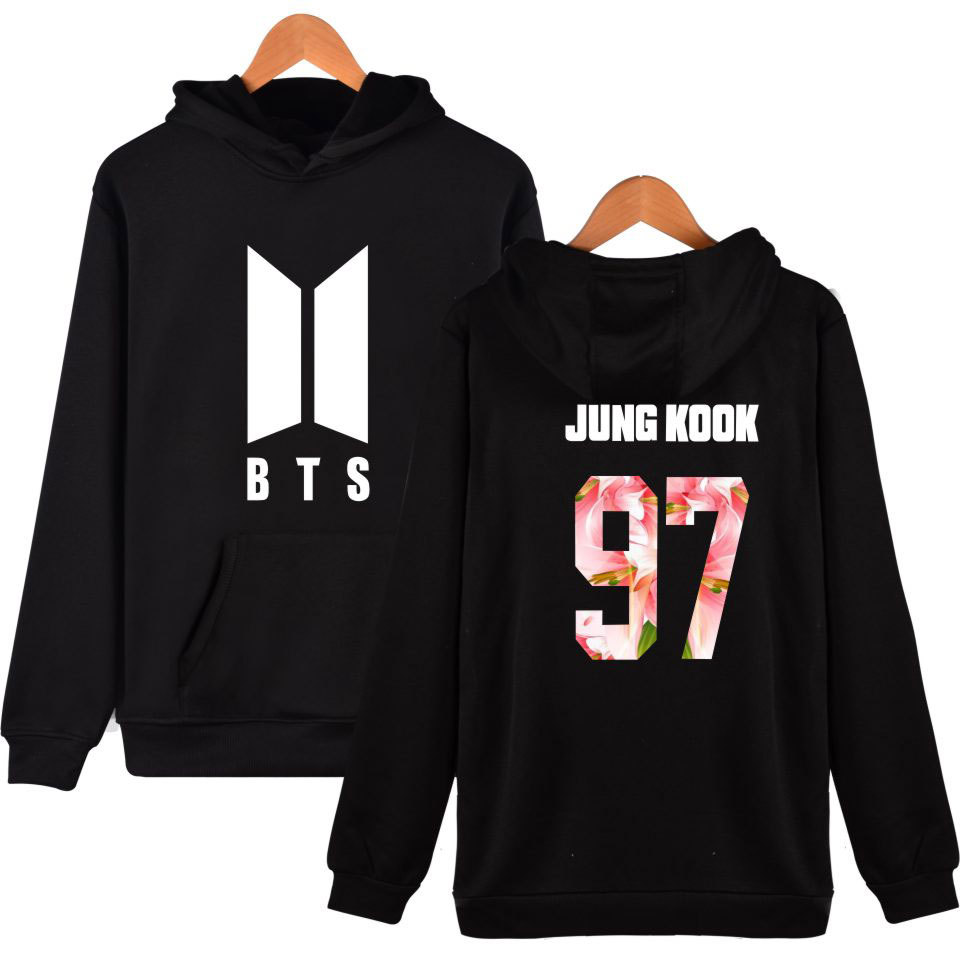 

2018 BTS Clothes RM/JIN/SUGA/J-HOPE clothing JIMIN/V/JUNG KOOK new k pop sweatshirts bts kpop women hoodie, A-1652-wy02-4