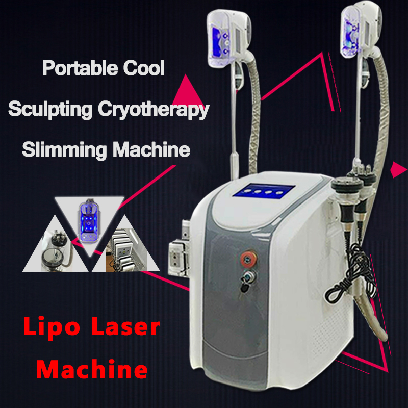 2018 portable cryolipolysis fat freezing slimming machine cryotherapy Ultrasound RF liposuction lipo laser machine