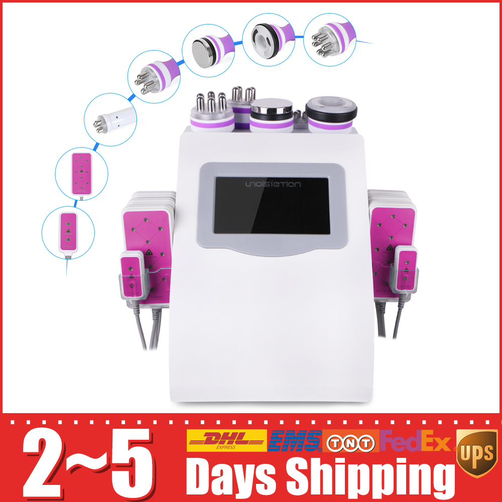 

Model 40k Ultrasonic Body Cavitation 6 Pads LED Laser Slimming Machine Vacuum RF Skin Care Salon Spa Equipment