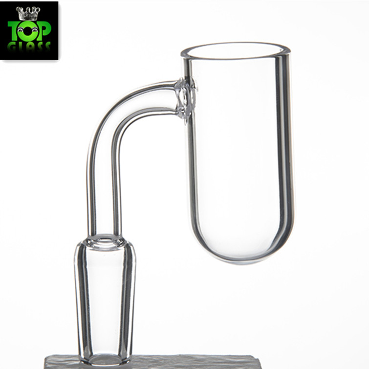 

Volcanee Flat Top Quartz Banger Nail 2mm round Bottom banger with 10mm 14mm 18mm Male Female Joint for bong