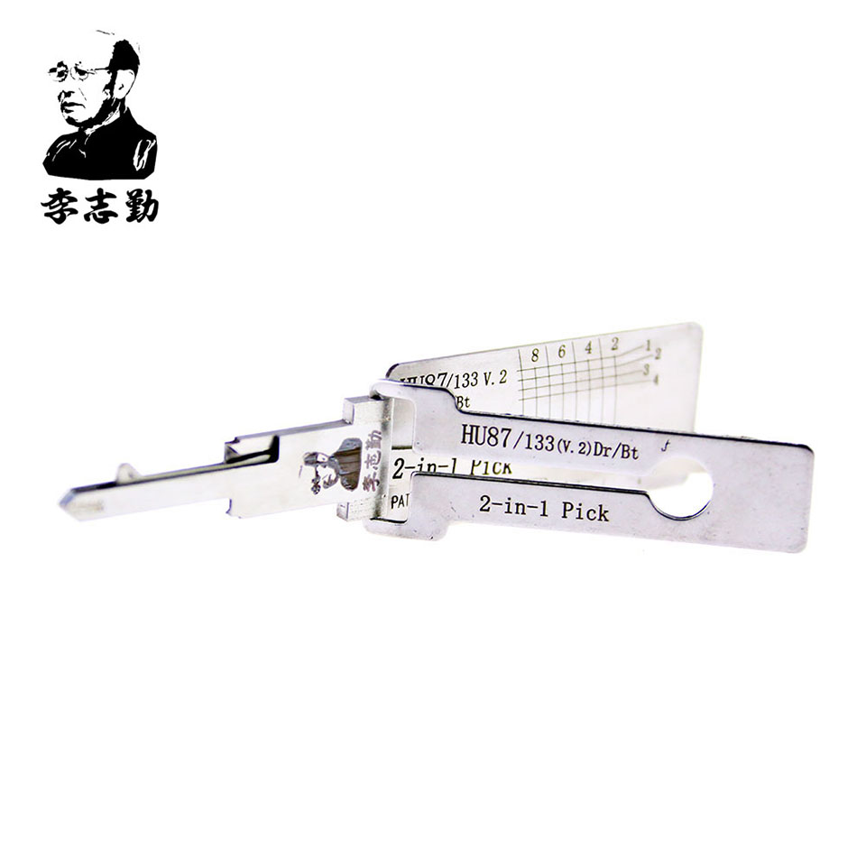 

Mr. Li's Original Lishi HU87 HU133R V.2 2in1 Decoder and Pick - Best Automotive Locks Unlock Tools on the Market