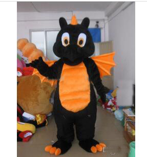 

2018 High quality black dragon mascot costume dragon mascot costume dragon mascot for adults just like the pictures, As picture