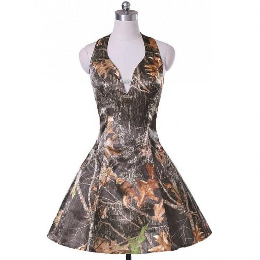 

camo Vintage 1950's Ball Gown Tea-length Short Prom Evening Dresses Gowns Real Sample V-Neck Puffy Ruffle Christmas Party Dress, Same as picture