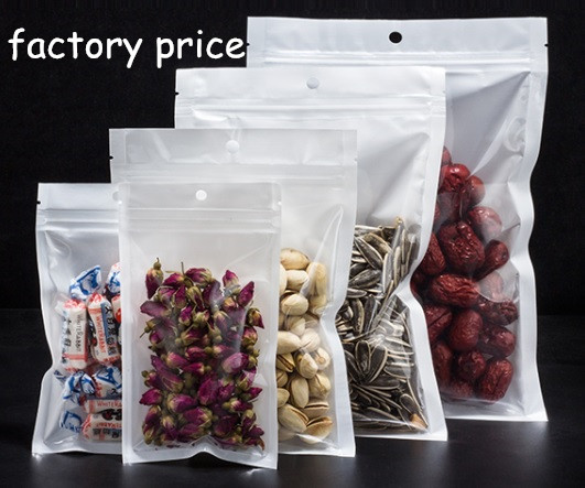 

zip lock bags custom mini plastic packaging zip pouches OPP PP PVC bags Poly packaging phone jewelry USB cable earphone battery white pearl