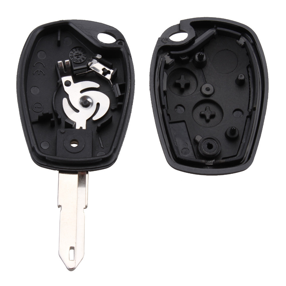 2 Buttons Replacement Key Case Uncut Blade For Renault Duster Logan Fluence Clio Keys Car Covers Keys-image-416245990