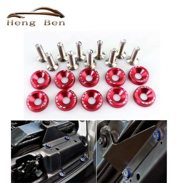 

HB Universal 6mm Fender Washers washers and bolt Aluminum for Civic Integra RSX EK EG DC