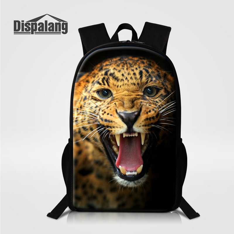 

Leopard Backpack For Boys Animal Pattern Schoolbag For Children Mochila Escolar Lightweight Bagpack Rucksack Back Pack Cool Rugzak Sac A Dos, As the picture show