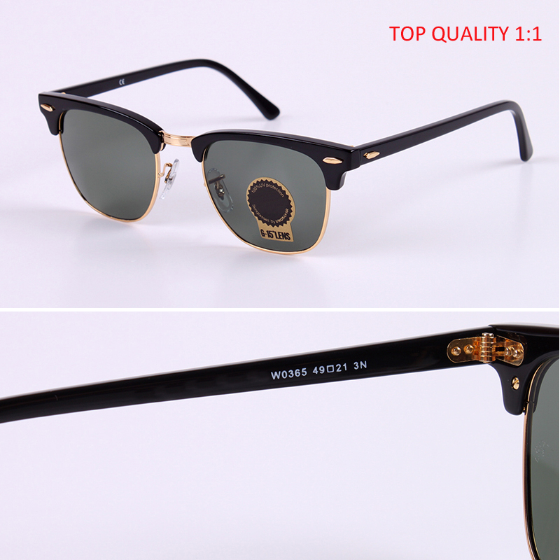 

Wholesale Club Oculos Quality New Designer Women Brand Gafas Uv400 Vintage Feminino De Top G15 Sol Sunglasses Master 49mm 51mm Gafas Kkqii, White;black