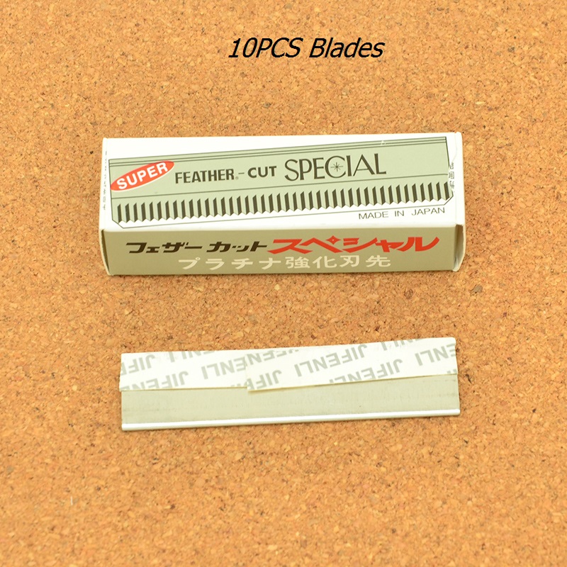 

Hot Selling Safety Haircut Razor Blades Women Eyebrow Trimmer Hair Removal Blades Stainless Steel Makeup Shaver Knife with 10pcs/Box HD0002
