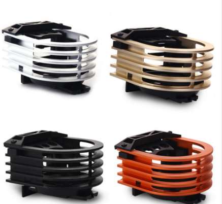 

Aluminum Alloy Cup Holder Car Outlet Drink Storage Vehicle Vent Beverage Rack