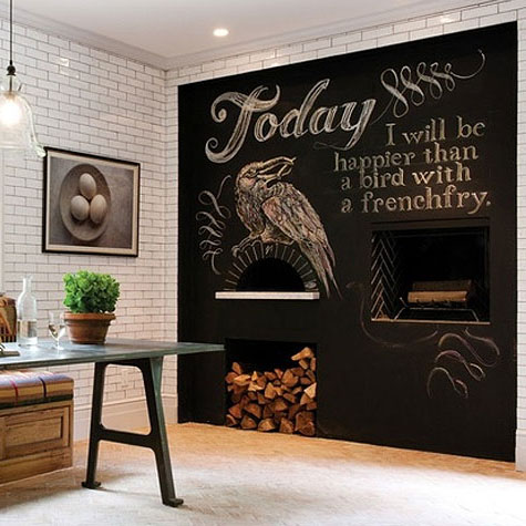 

Art Wall Sticker Chalk Board Blackboard Stickers Removable Draw Decor Mural Decals Kids Rooms 40*200cm, Black