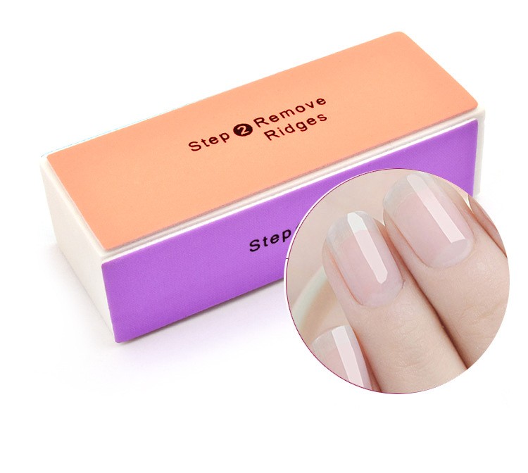 

New Professional Womens 4 WAY NAIL FILE BUFFER Polishing Block Four Art Smooth Shine