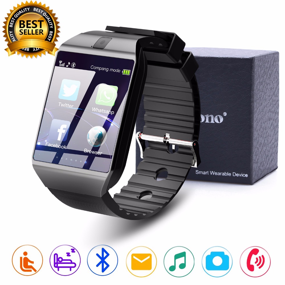 

DZ-09 Bluetooth Smart Watch DZ09 Relojes Smartwatch Relogios TF SIM Camera for IOS iPhone Samsung Huawei Xiaomi Android Phone