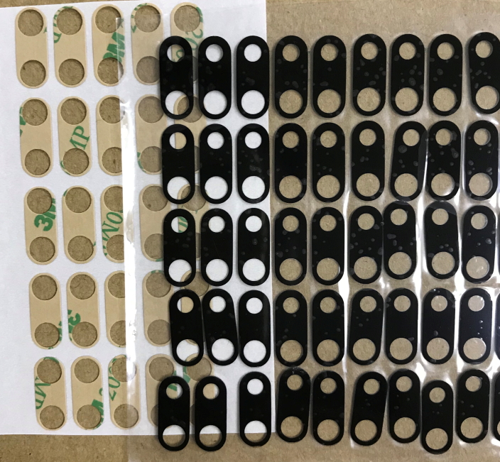 

100pcs New Black Rear Back Camera Lens Glass cover For iPhone 6G 6 Plus 6S 7G 7 8g 8 Plus X XS MAX 11 PRO with adhesive sticker
