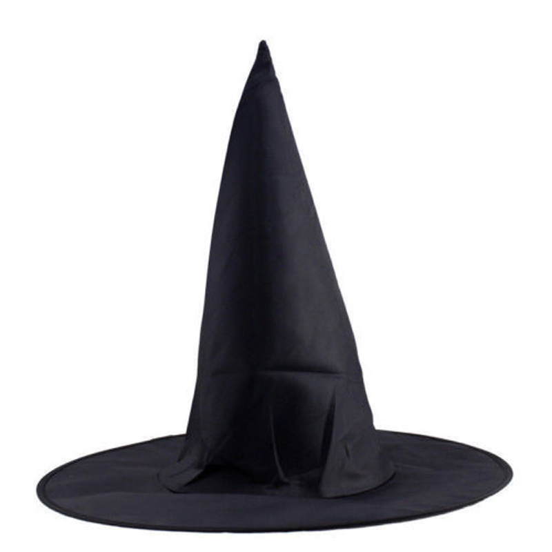 6 BLACK WITCH HAT costume caps wholesale hats witches