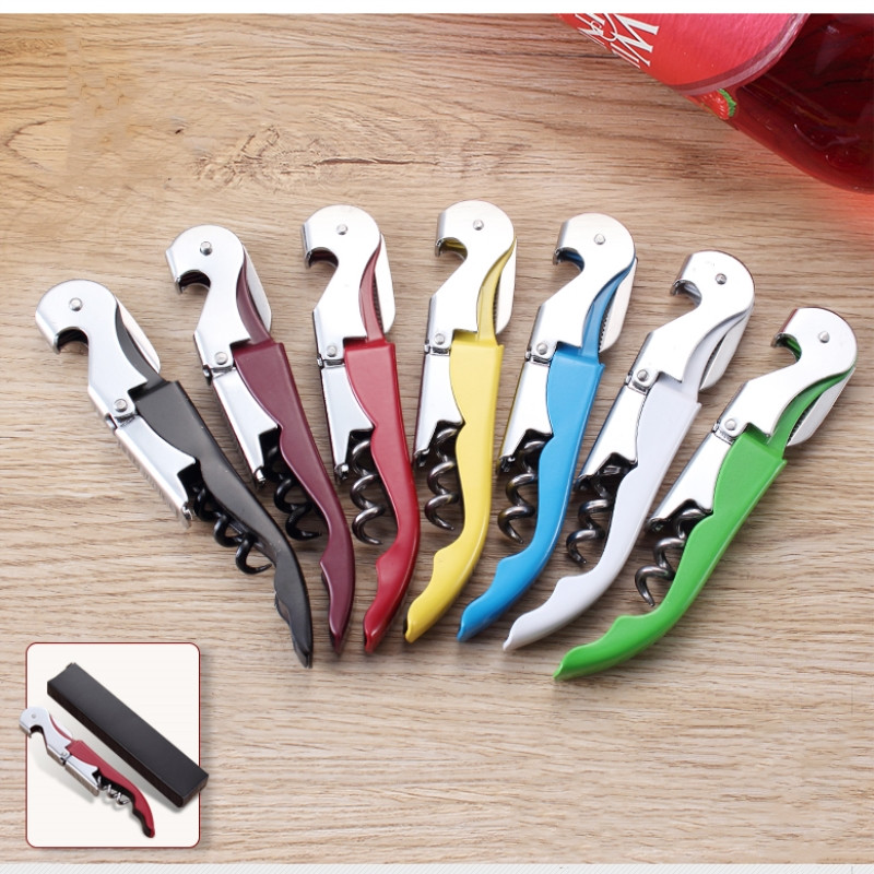 

Multifunctional Stainless Steel Wine Beer Bottle Opener Seahorse Design Corkscrew Knife for Home Office Bar