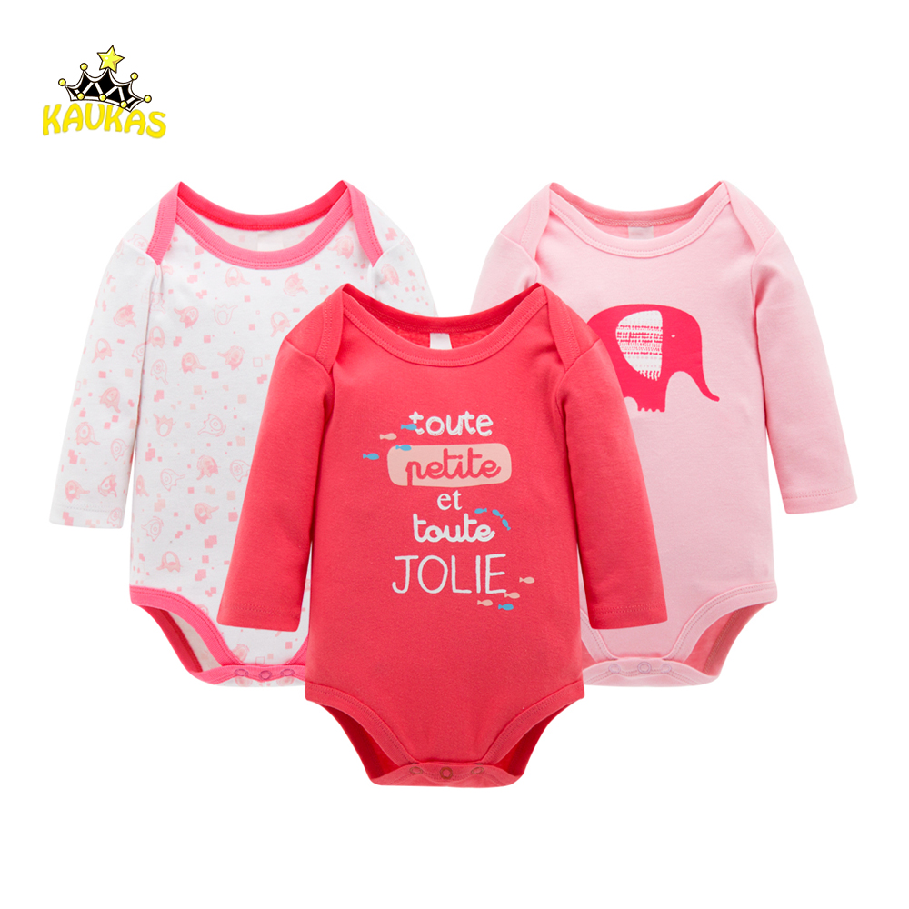 Infant Baby Girls Clothes Set Romper Long Sleeve Cotton Pants Jumpsuit Bodysuits
