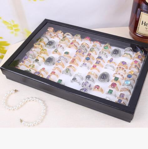 rings jewelry tray for 100 rings display accept simple convenient wholesale hot fashion free of shipping-image-425600171