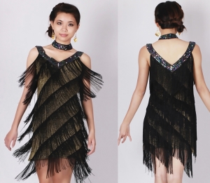 black with gold