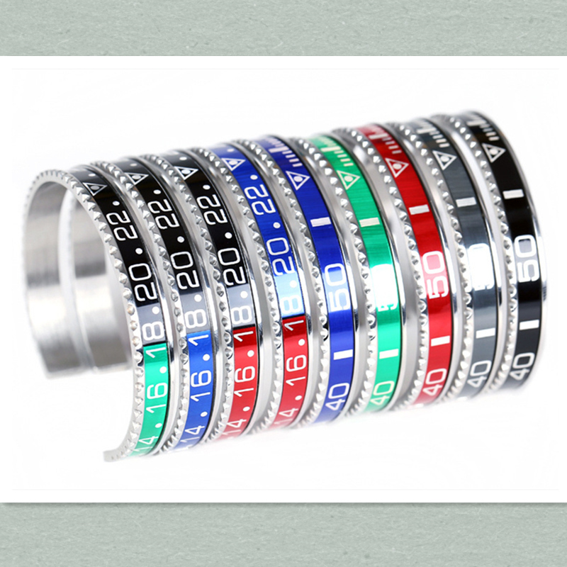 

2018 fashion watch scale C bracelet, trendy opening C font Water Ghost Bracelet Silver, gold scale bracelet, men and women jewelry.