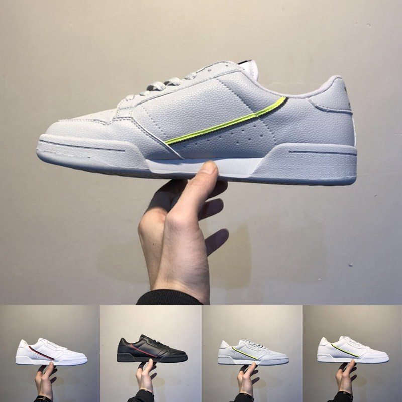 

Grey OG White Continental 80 Running Shoes Core black Aero Blue Casual Sneakers Skateboard Classic Shoe Size 40-45