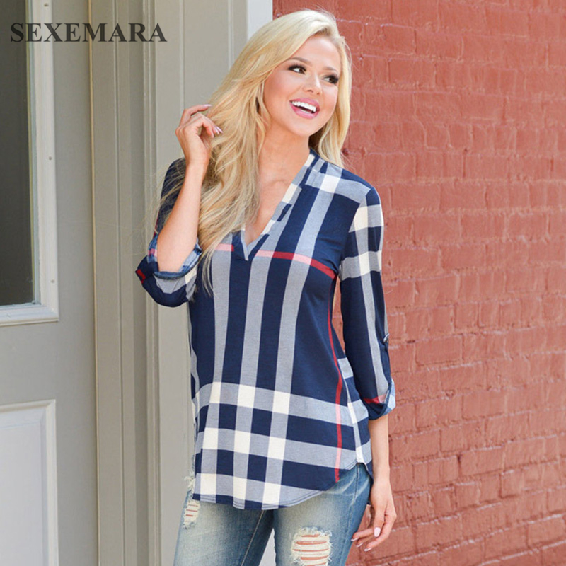 blusas tres cuartos de moda
