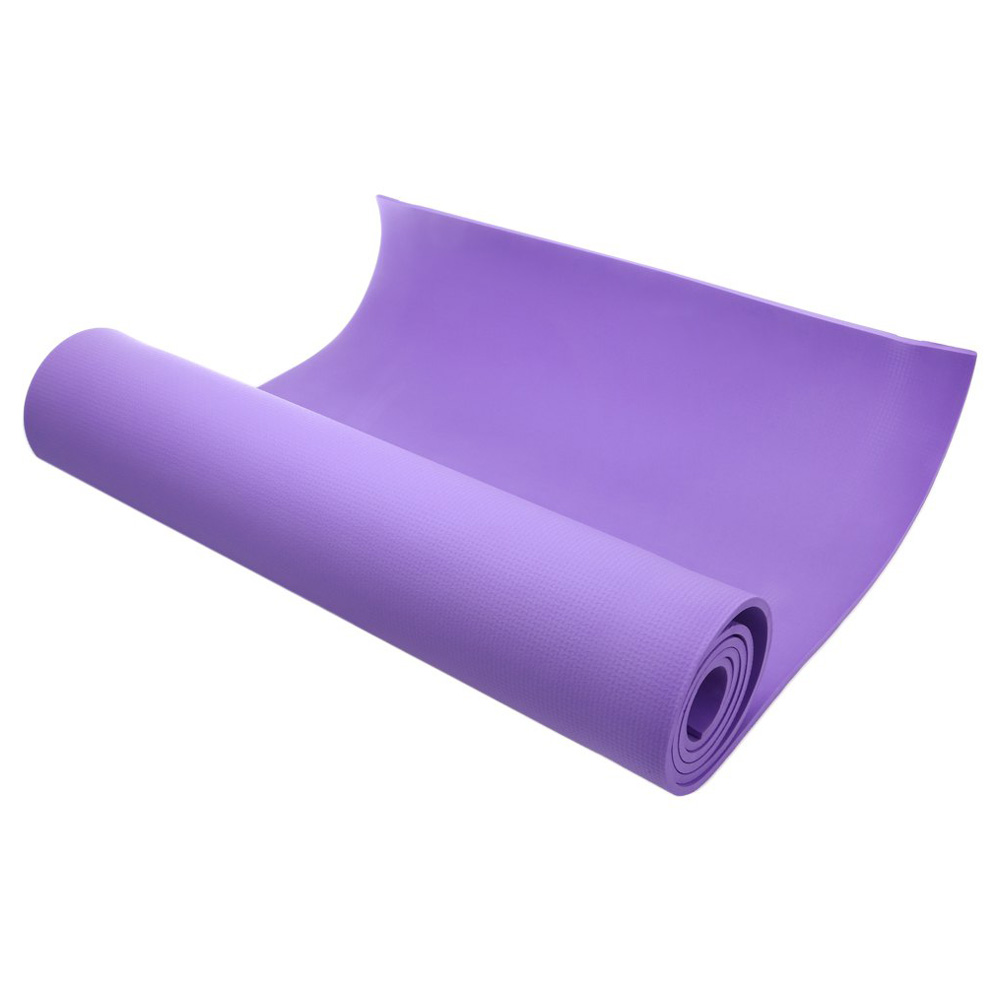 

2020 hot sale 6cm Thick Non-slip Fitness Pilates Yoga Mat Pad purple 173*61cm for yogo for drop shipping, As pic