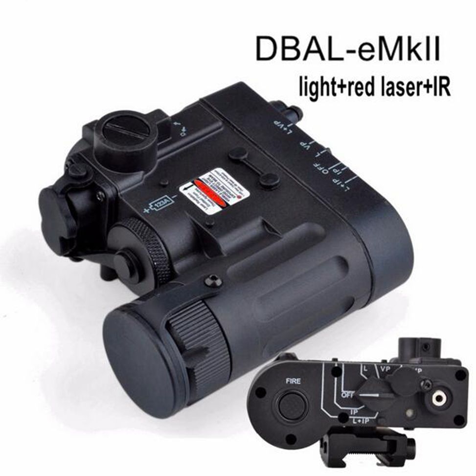

Hunting Element Tactical Flashlight DBAL-D2 IR Laser and Led Torch DBAL-EMKII Light