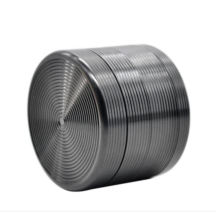 

2018 Aluminum alloy smoke grinder, metal smoke grinder, diameter 63mm four layer thread Cigarette Mill