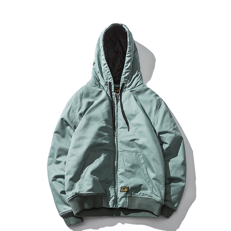 2018 Automne Hiver Solide À Capuche Slim Fit Décontracté Vestes Hommes Manteau De La Mode Des Hommes Veste Coupe-Vent Pardessus Vêtements