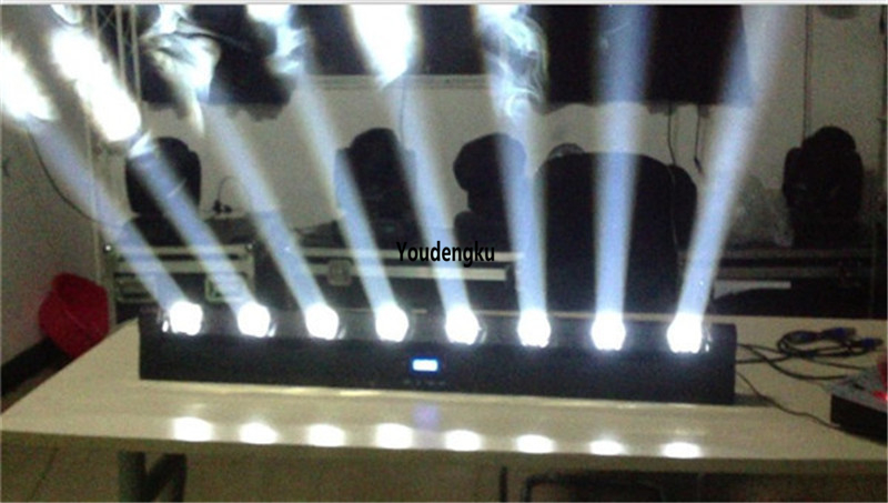 2 pieces 8x10w white led moving bar cree DJ lights sweeper beam led-image-409199211