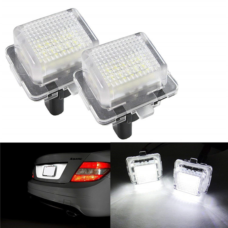 pieds pour Mercedes classe S W221 4 ampoules à LED bleu Lumière sol