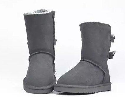 

2022 New Fashion classic bow winter boots real leather Bailey Bowknot women's bailey bow snow boots shoes boot, Fuchsia