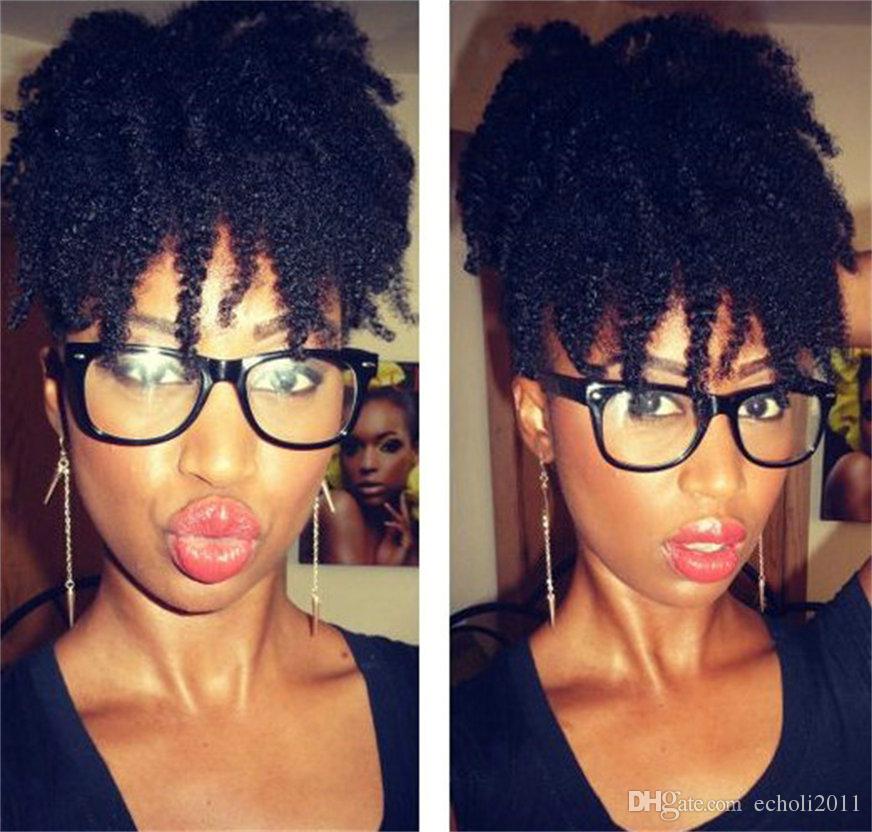 

Wholesale coily Culry Ponytails For Black Women,Afro kink Curly Indian 100% Real Hair Drawstring Ponytails 120g