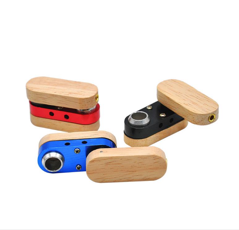 

Portable creative Mini pipe, metal folding wood, small pipe.