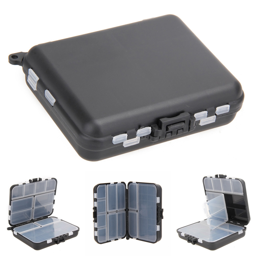 Clear Box Case Plastic Slim S//M//L Outdoor Fly Storage Tackle High Quality