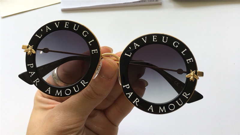 

0113 New high quality womens sunglasses women sun glasses 0113S round sunglasses gafas de sol mujer lunette 113s