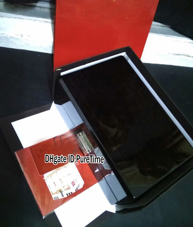 

Hight Quality Cheap PPBOX Wooden Watch Box Wholesale Mens Womens Watches Original Box With Certificate Card Gift Paper Bags, Black;blue