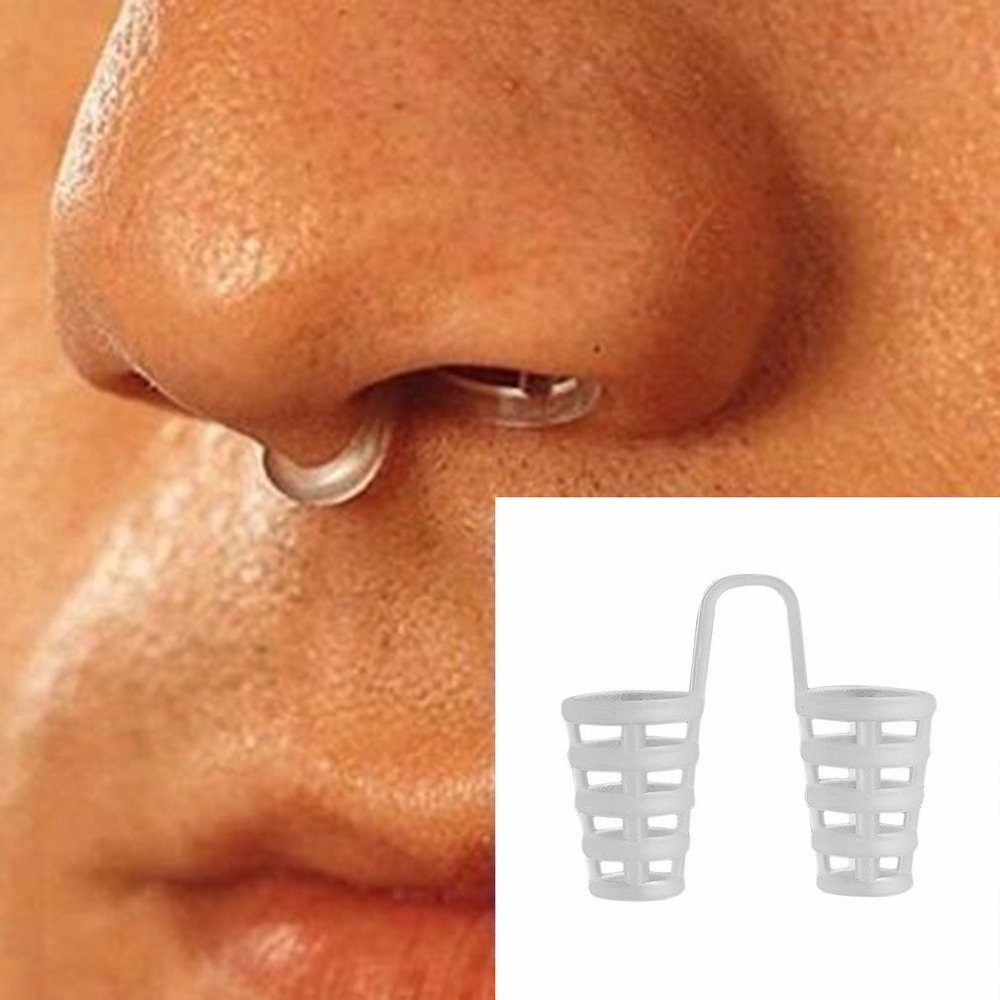 

Healthy Sleeping Aid Equipment Stop Snoring Magnetic Anti Snore Apnea Nose Clip Mini Transparent Anti-Snoring Device