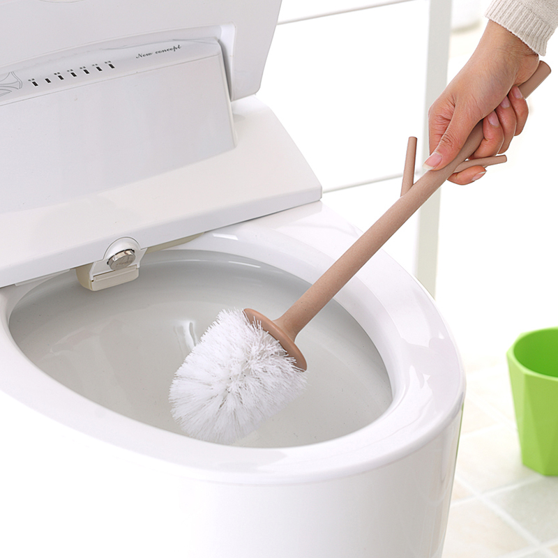 

Funny Tree Branch Plastic Handle Toliet Brush Free Standing Set Bathroom Accories Red Green Yellow DEC363