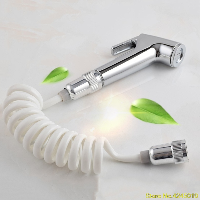 2018 High quality Handheld Shower Head Douche Toilet Bidet Spray Wash Jet Shattaf with Spring Hose-image-417688813