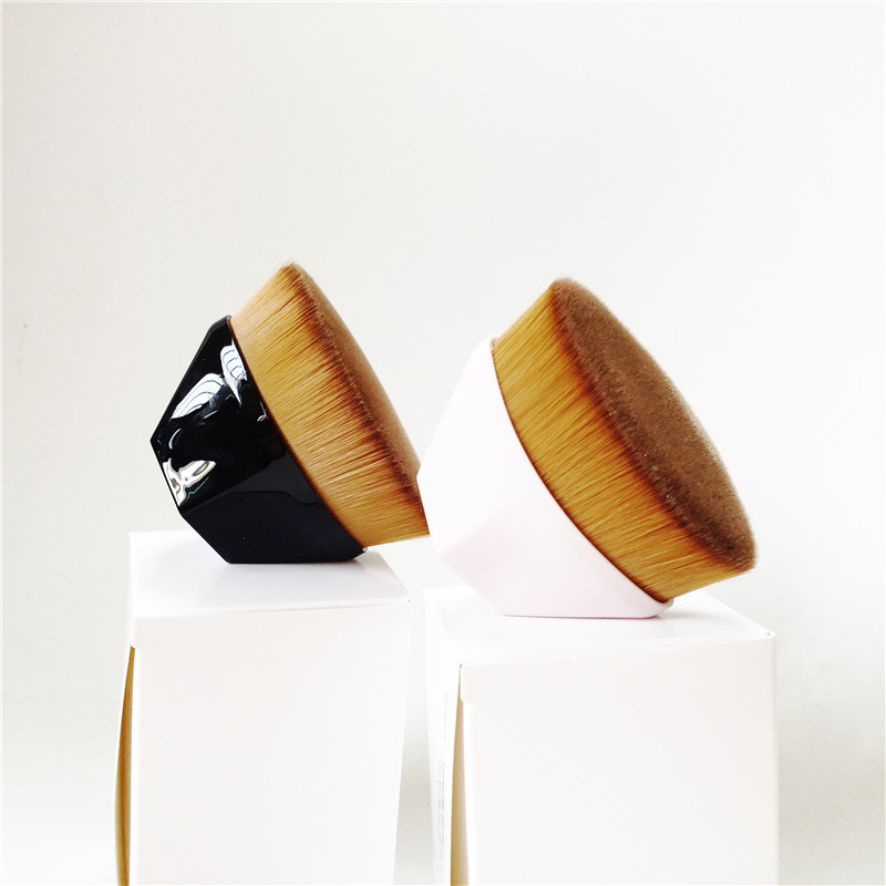 

Petal 55 foundation brush - Balck/Baby Pink Full Coverage Large Cream Contour Brush - Beauty Makeup Brushes Blender DHL Free