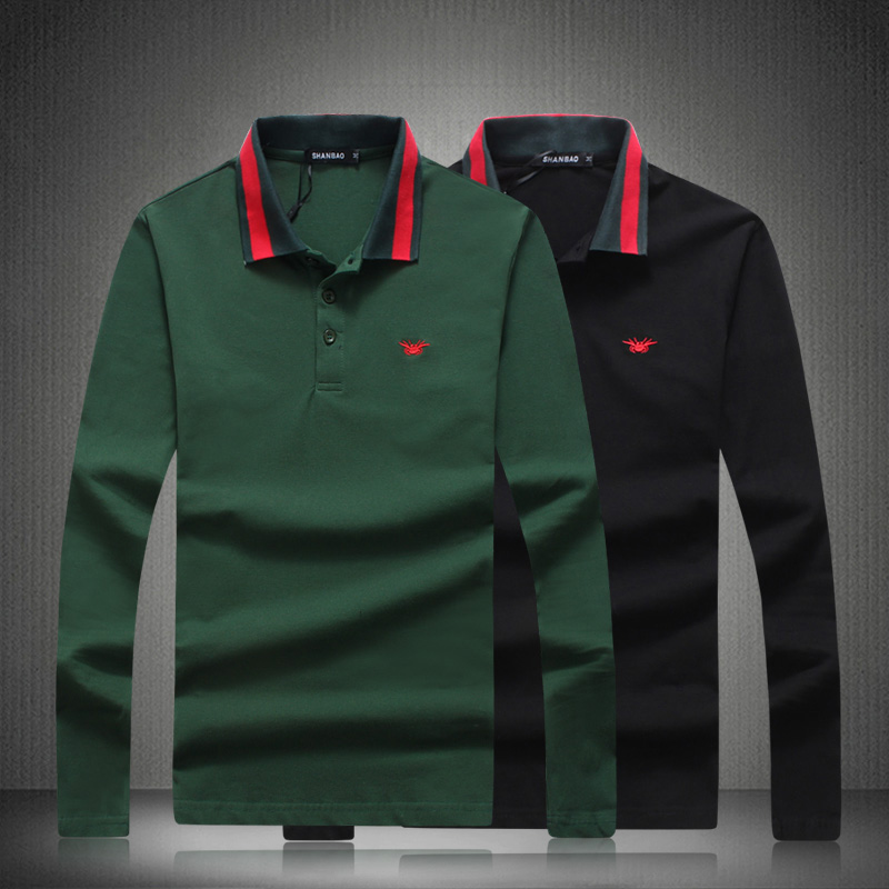 mens designer long sleeve polo sale