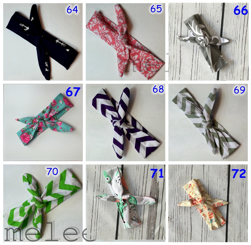 

150color Xmas Bohemian mermaid ins cotton girls bow headband baby chevron zigzag headbands infant dot polka leopard bandanas headband, Over 152color choose free