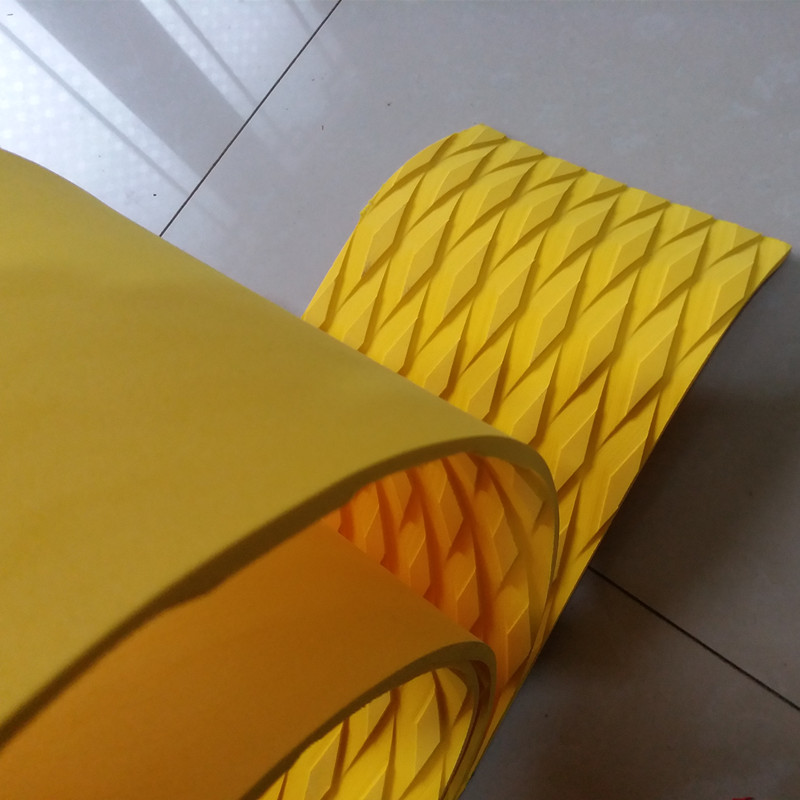 

SGS passed Free shippment Non-slip mat Surfboard mat motorcycle EVA diamond skis slip DIY Eva foam sheets, Easy to cut foam with 3M adhensiv, Yellow