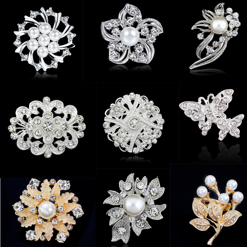 MAFYU Brooch Lady Pearl Brooch Micro-Inlaid Zircon Dragonfly Corsage Christmas Clothing Accessories